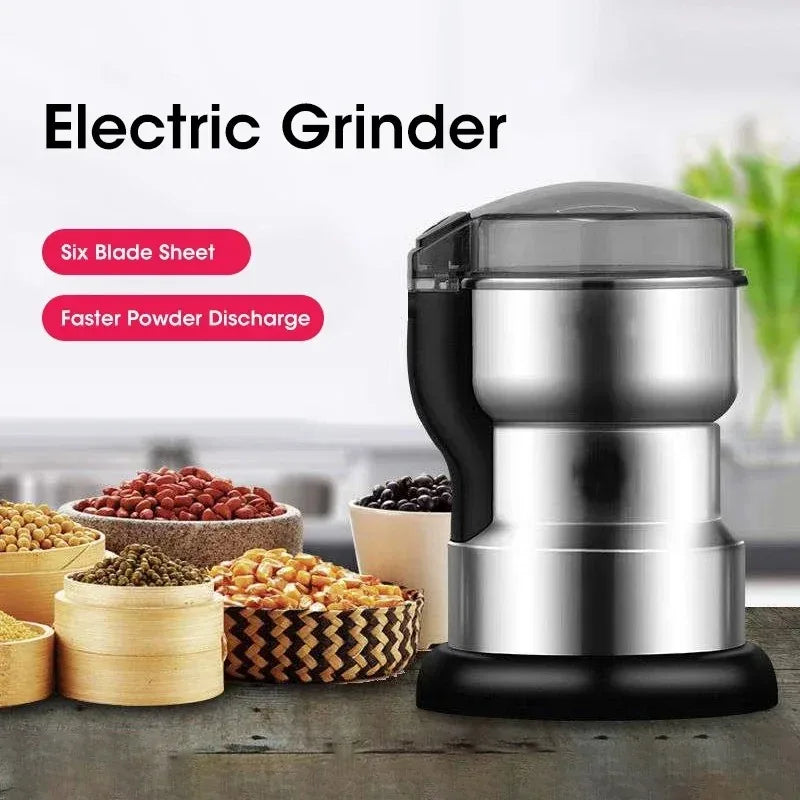 400 W Electric Grinder with Four Blades for Coffee and Spices