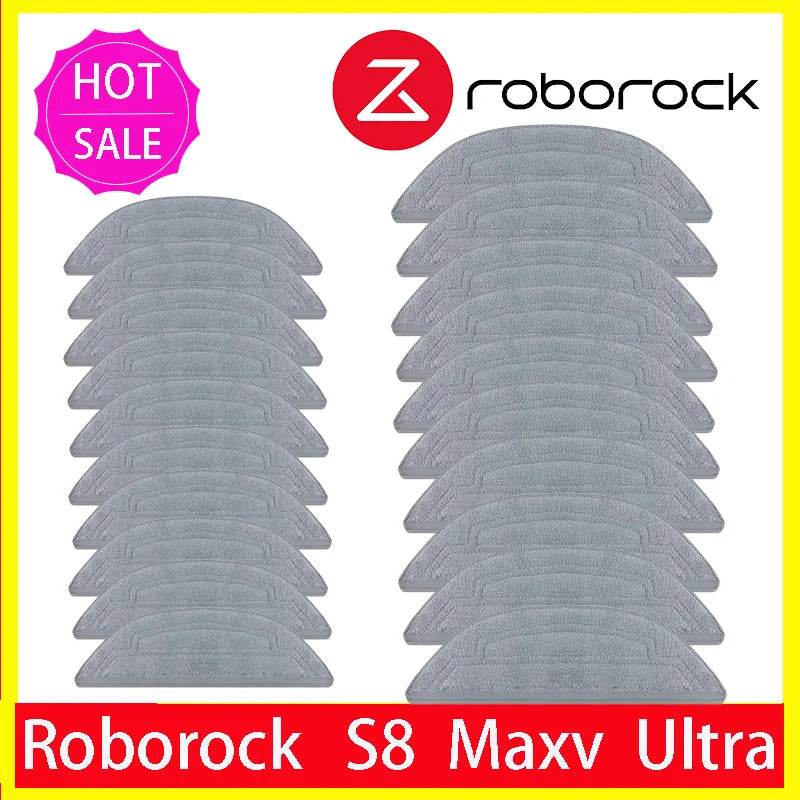 Microfibre Mop Pad Set for Roborock S8 MaxV Ultra and S8 Max Ultra
