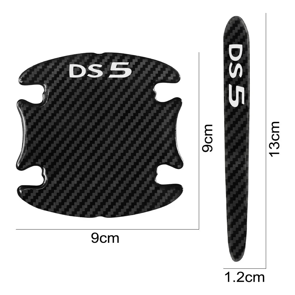 Protectores para el borde de las puertas del coche, para modelos DS y Citroën, juego de 4 piezas