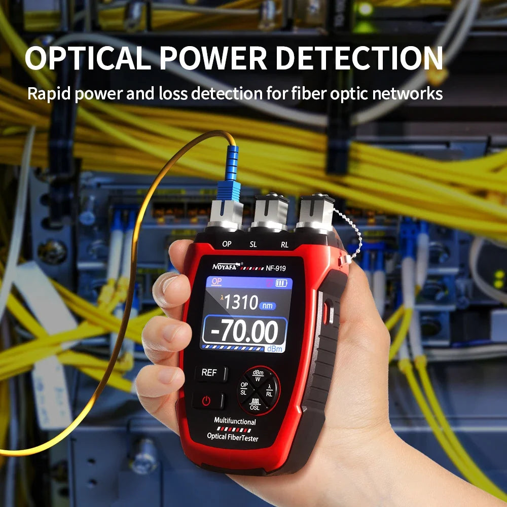 NF-919 Optical Power Meter, Light Source and VFL