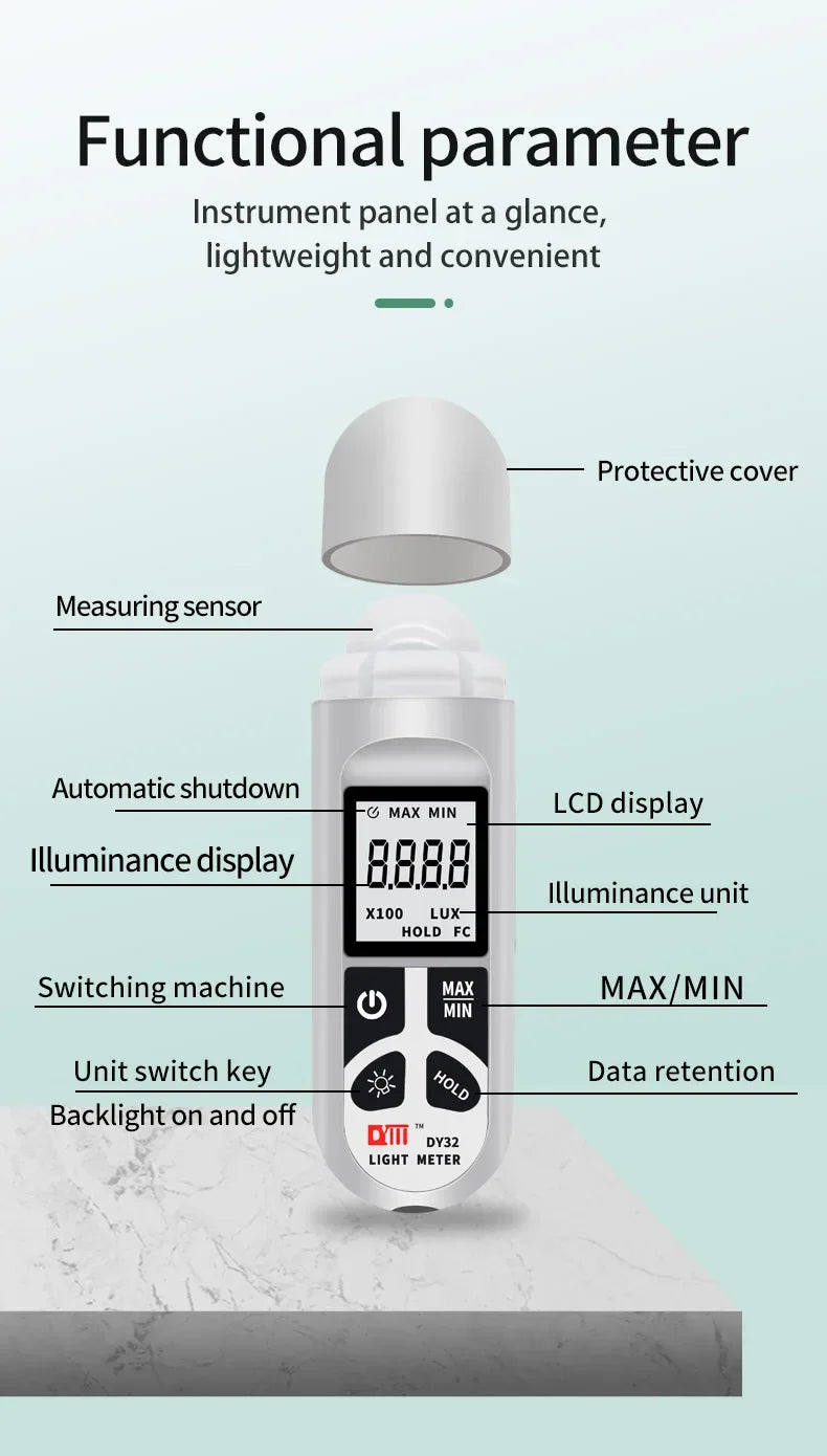 DY38 digitale geluidsniveaumeter