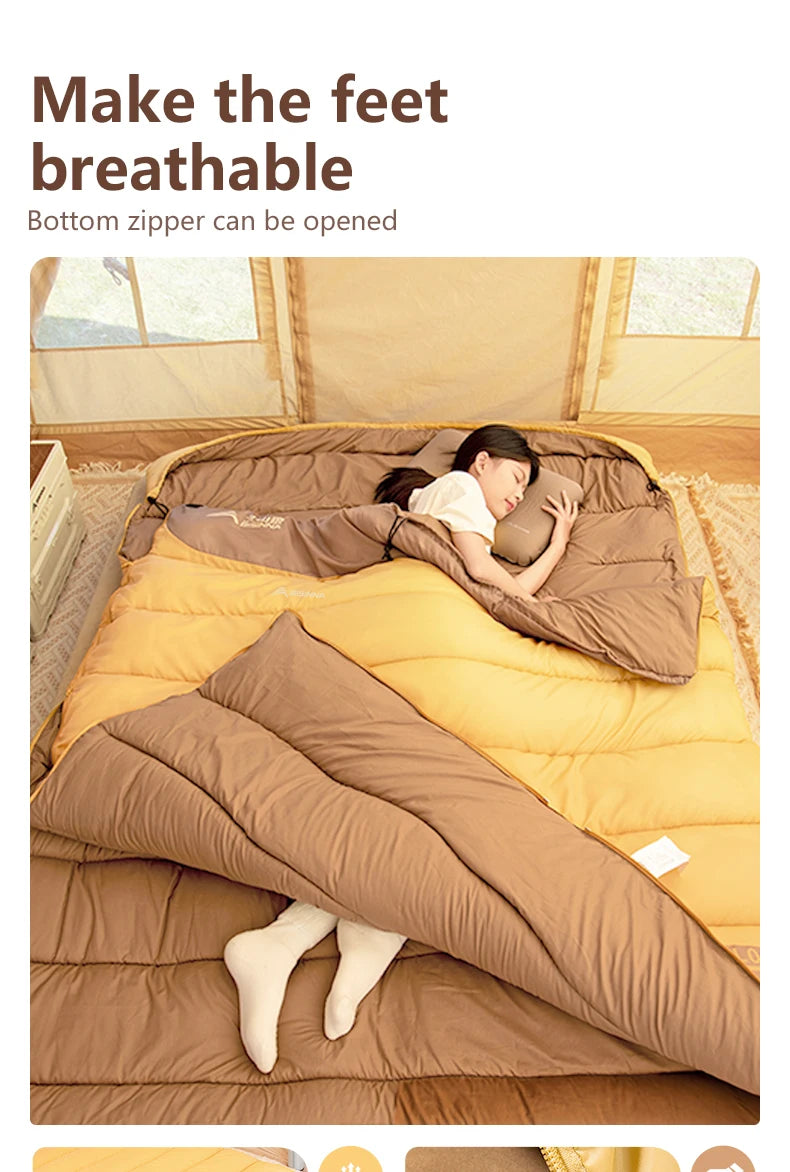 2 Person Sleeping Bag for Camping and Travel