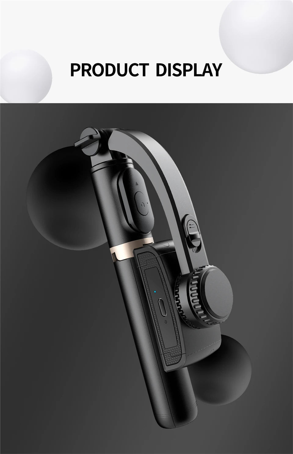 Q08 Smartphone Gimbal and Selfie Stand