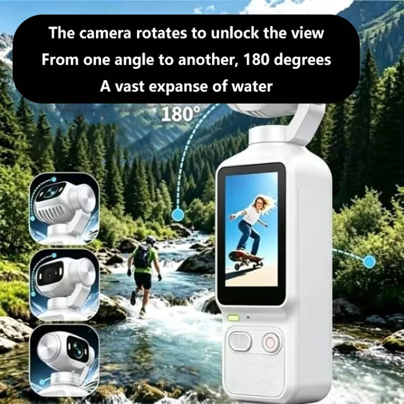 Compact Camera with Adjustable Lens, Colour Options