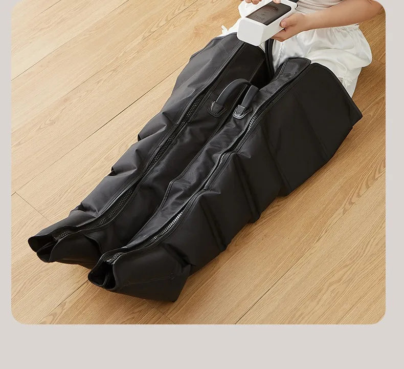 Jinkairui Electric Air Pressure Leg Massager Kneading Squeeze Deep Relaxation Calf Foot with Remote Control 