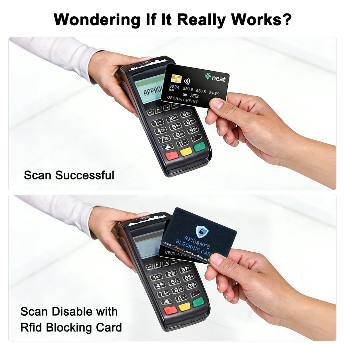 RFID-Blocking Wallet Card - Pack Options
