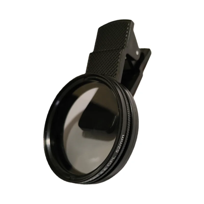 52mm Clip-On CPL Filter for Phone Photography
