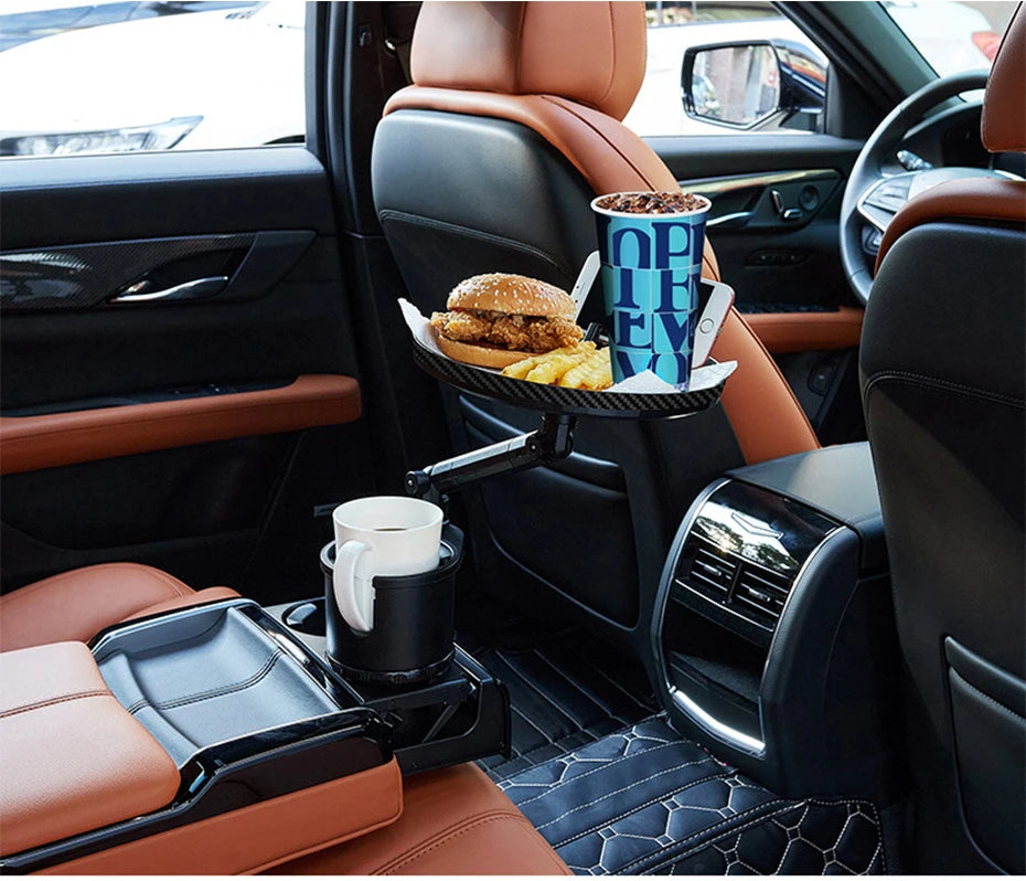 3 in 1 Car Cup Holder Extender with Tray