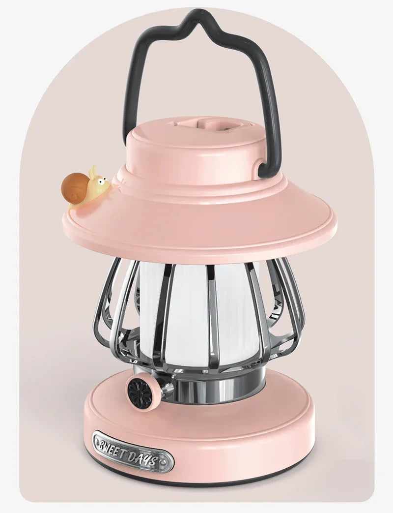 Punjiva kamp-lampa s temperaturnom bojom svjetla
