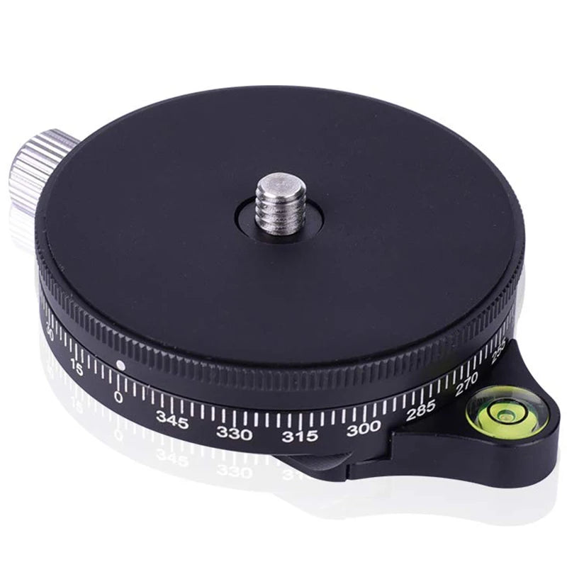 Panoramic Camera Panning Base with Bubble Level