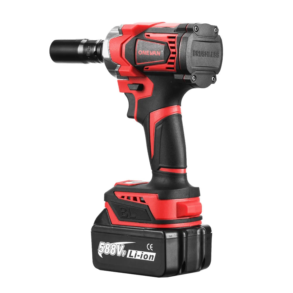 1200N·M Brushless Electric Impact Wrench DTW500 with 4‑Gear Control