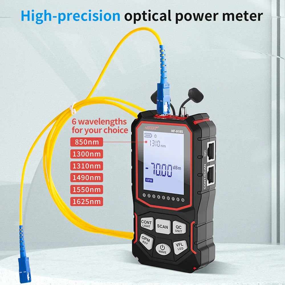 NF-918S Network Cable and Optical Power Tester