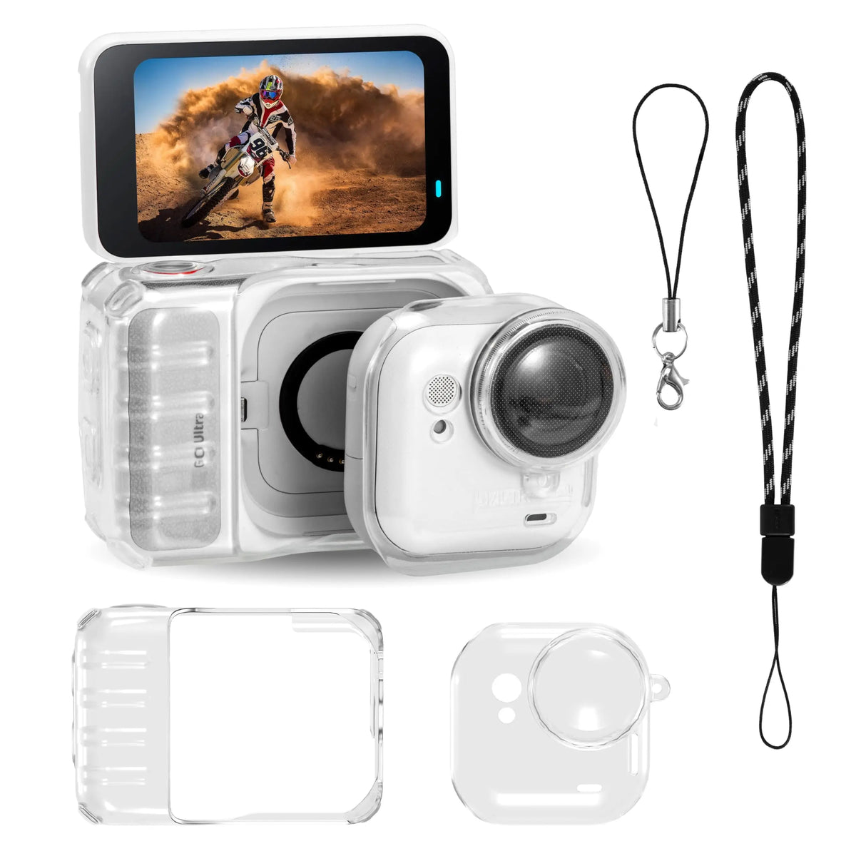 TPU Protective Case for Insta360 GO Ultra with Lens Cap