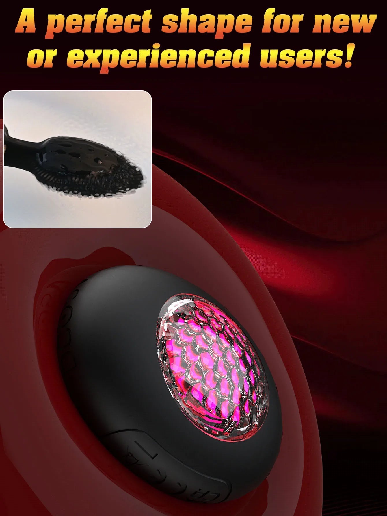 APP Control Anal Plug Vibrator with LED Light Blue-tooth Butt Plug Vibrator Prostate Massager Sex Toys for Women Men Adult 