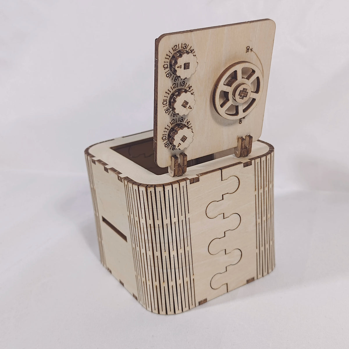 Mechanical Safe Box Wooden Puzzle Kit