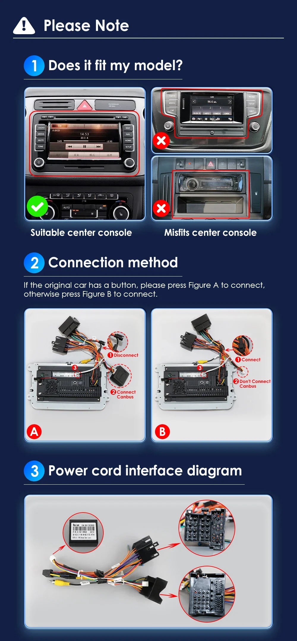 Radio samochodowe Android 13 z CarPlay do pojazdów Volkswagen