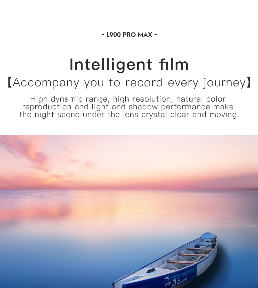 L900 Pro MAX GPS Drone 4K Professional HD Dual Camera 5G Wifi 360° Obstacle Avoidance Brushless Foldable Quadcopter RC Drone Toy 