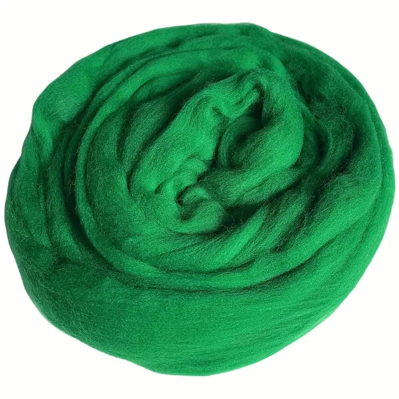 Wool Roving for Felting and Spinning, 100 g