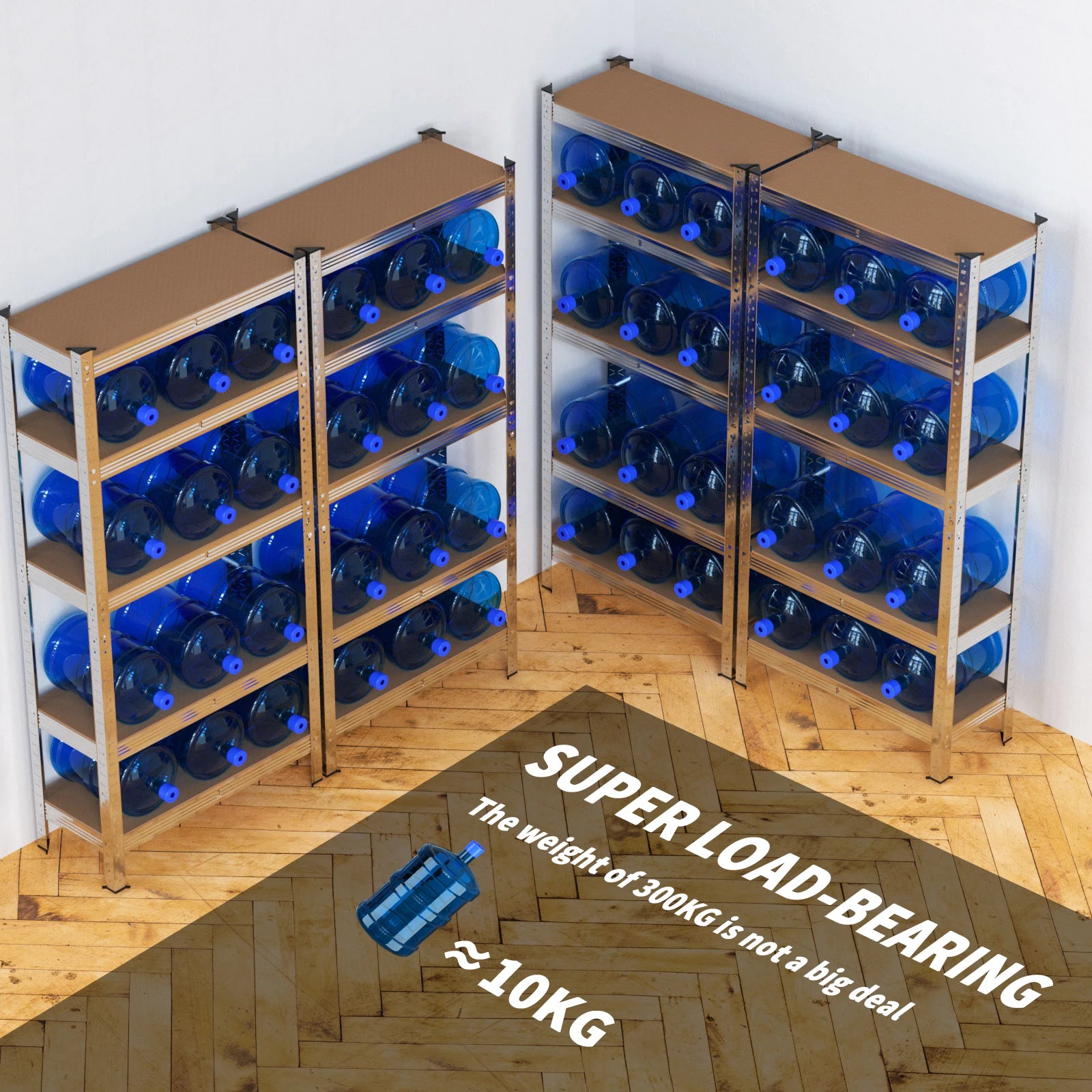 DayPlus 5‑Tier Boltless Garage Shelving Unit