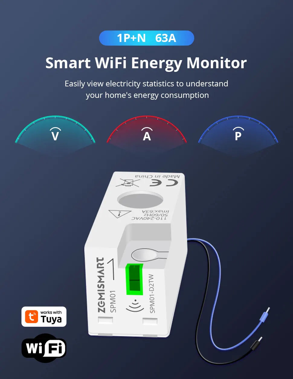 Měřič energie SPM01 Zigbee