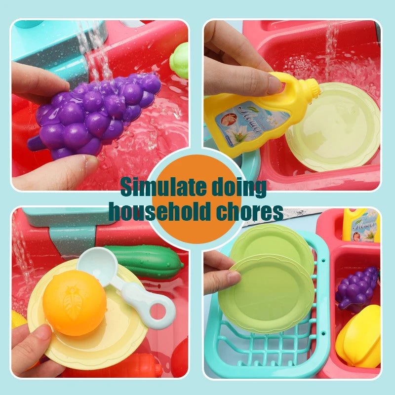Pretend-Play Sink Set, Basin/Accessory Options
