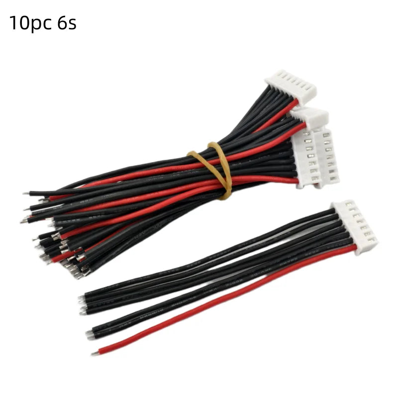 Prívodné vodiče balansovacieho konektora LiPo - balenie 10 ks, 1S až 8S