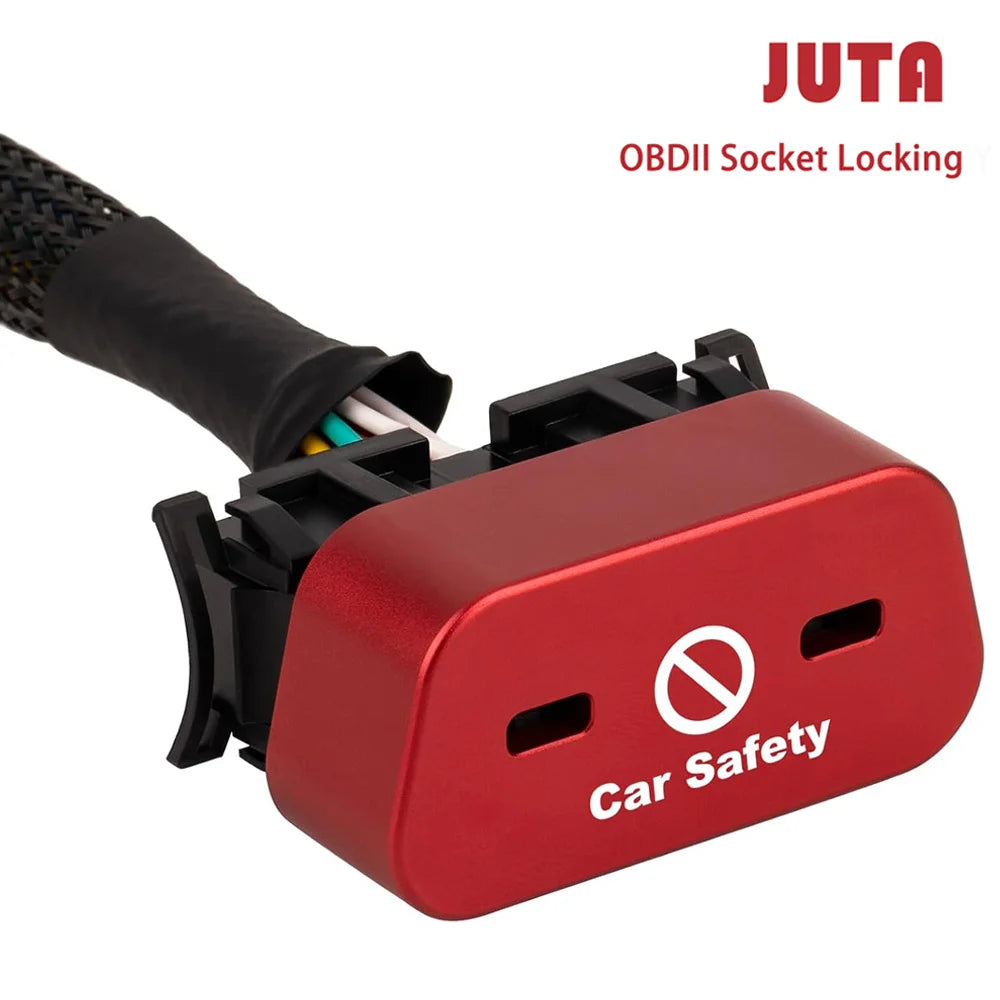 JUTA Zamek OBD2 Aluminium Lotne materiał, zamek gniazda OBDII, urządzenie blokujące, osłona portu OBD
