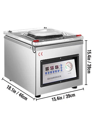 DZ-260C Chamber Vacuum Sealer 31cm Digital Food Packing Machine