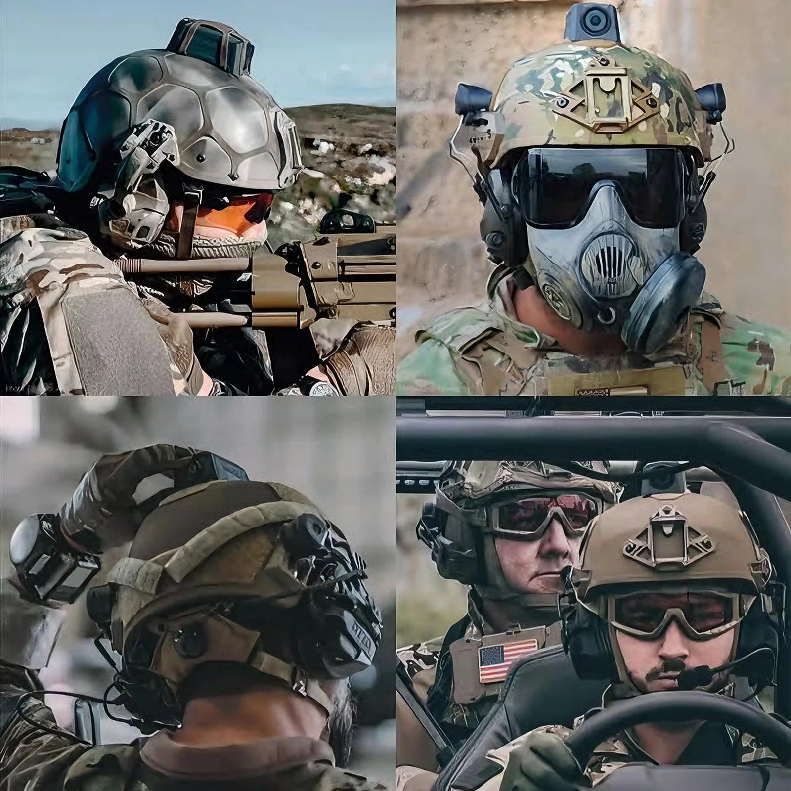 Tactical Helmet Camera with 720P HD Video Recording