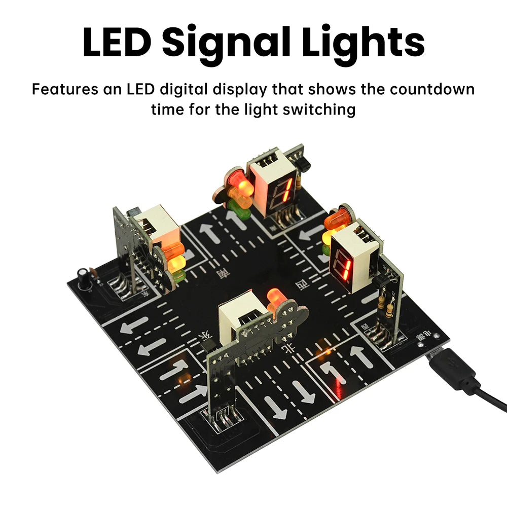5V Traffic Light Model Soldering Kit