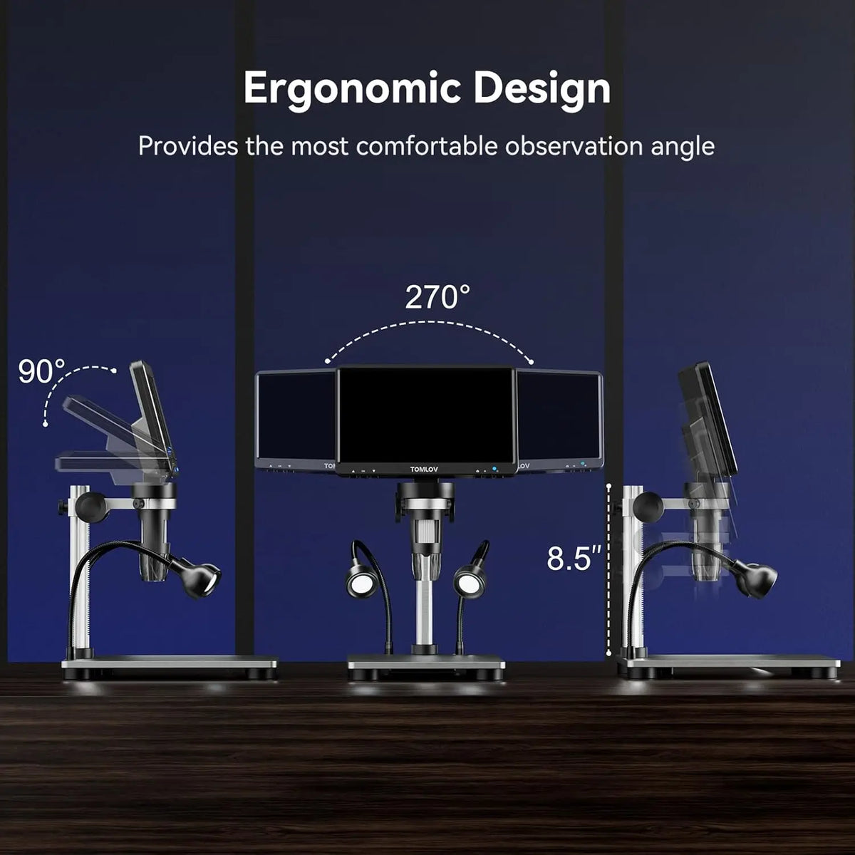 DM9 Digital Microscope with 7-Inch LCD