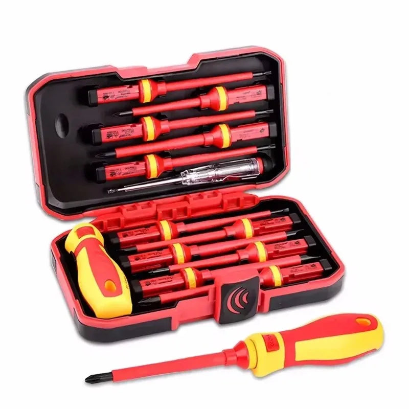 Insulated Screwdriver Set - 8 or 10 Pieces