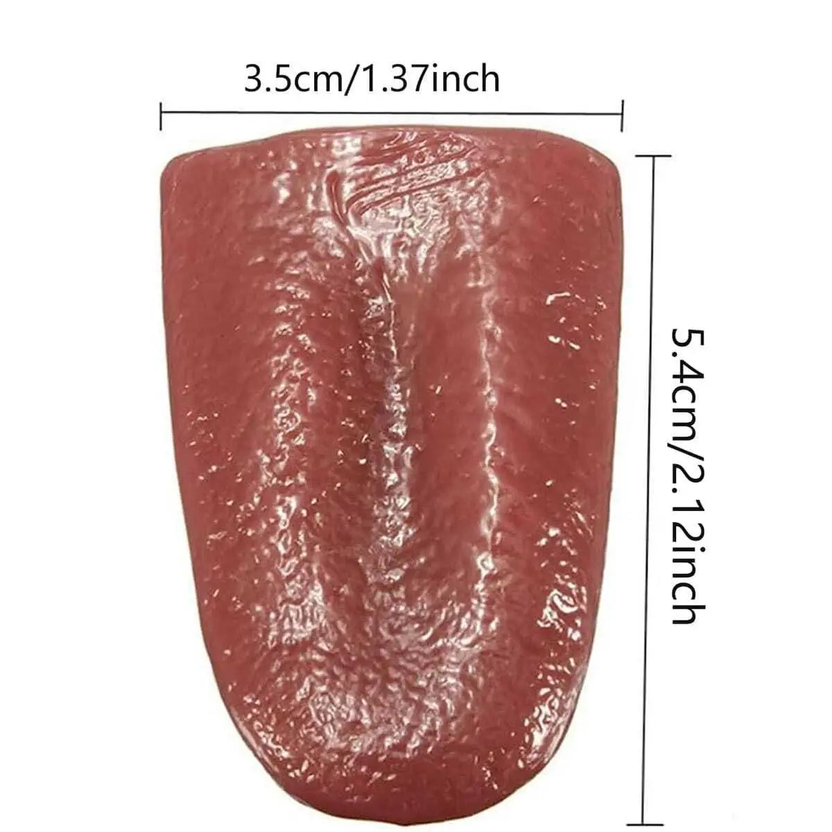 1PC-Hot Horror Funny Tricks Whole Person False Simulation Rubber Tongue Prank Maker Trick Kids Boy Toys Halloween Prank Silicone 