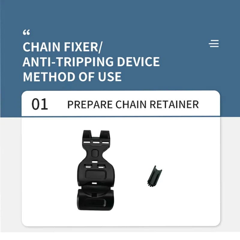 Compact Nylon Bicycle Chain Holder