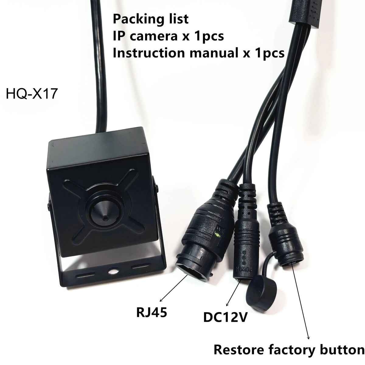 Telecamera di sicurezza IP Mini interna PoE ONVIF sorveglianza CCTV