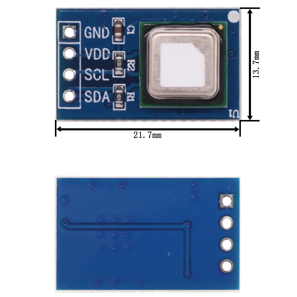 SCD40- oder SCD41-CO2-Sensormodul mit I2C