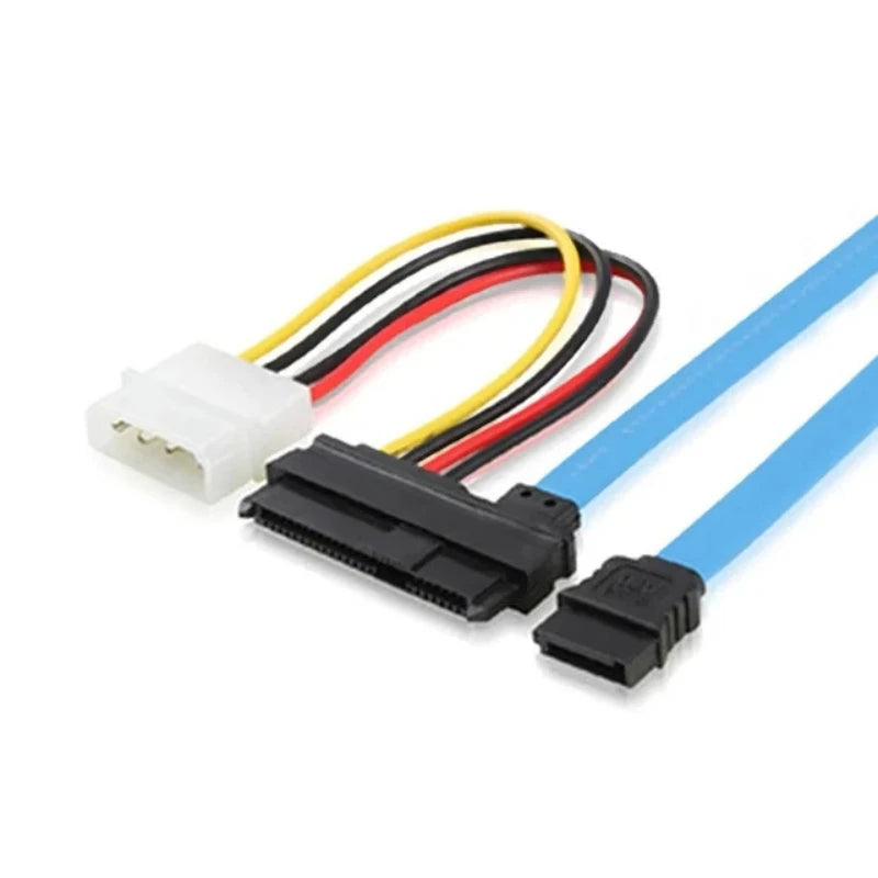 SAS-til-SATA-adapterkabel med 4-benet strømstik