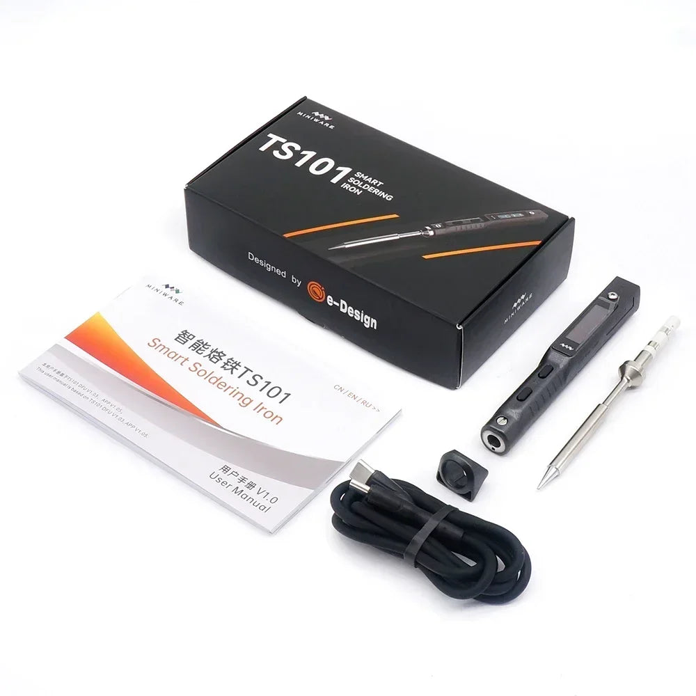 TS101 Digital Soldering Iron - Tip Options