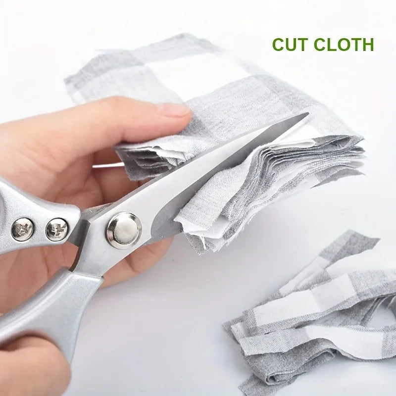 1pc Multi-Purpose Stainless Steel Kitchen Shears - Heavy-Duty Poultry Scissors with Comfortable Aluminum Alloy Grip for Food Pre 