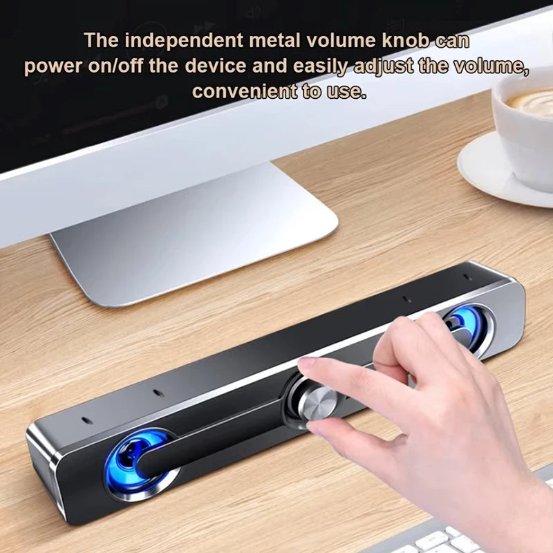 Wired Wireless Bluetooth Speaker Sound Box Bar Soundbar Computer PC TV Laptop Desktop Music Portable Caixa De Som Audio System