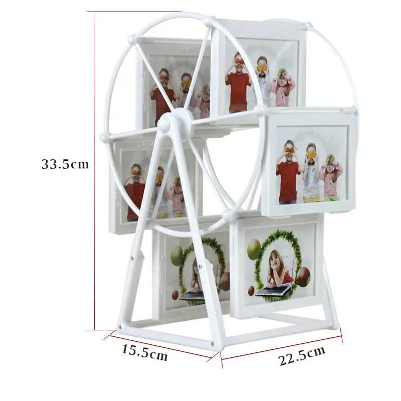 Rotating Twelve-Photo Desktop Frame
