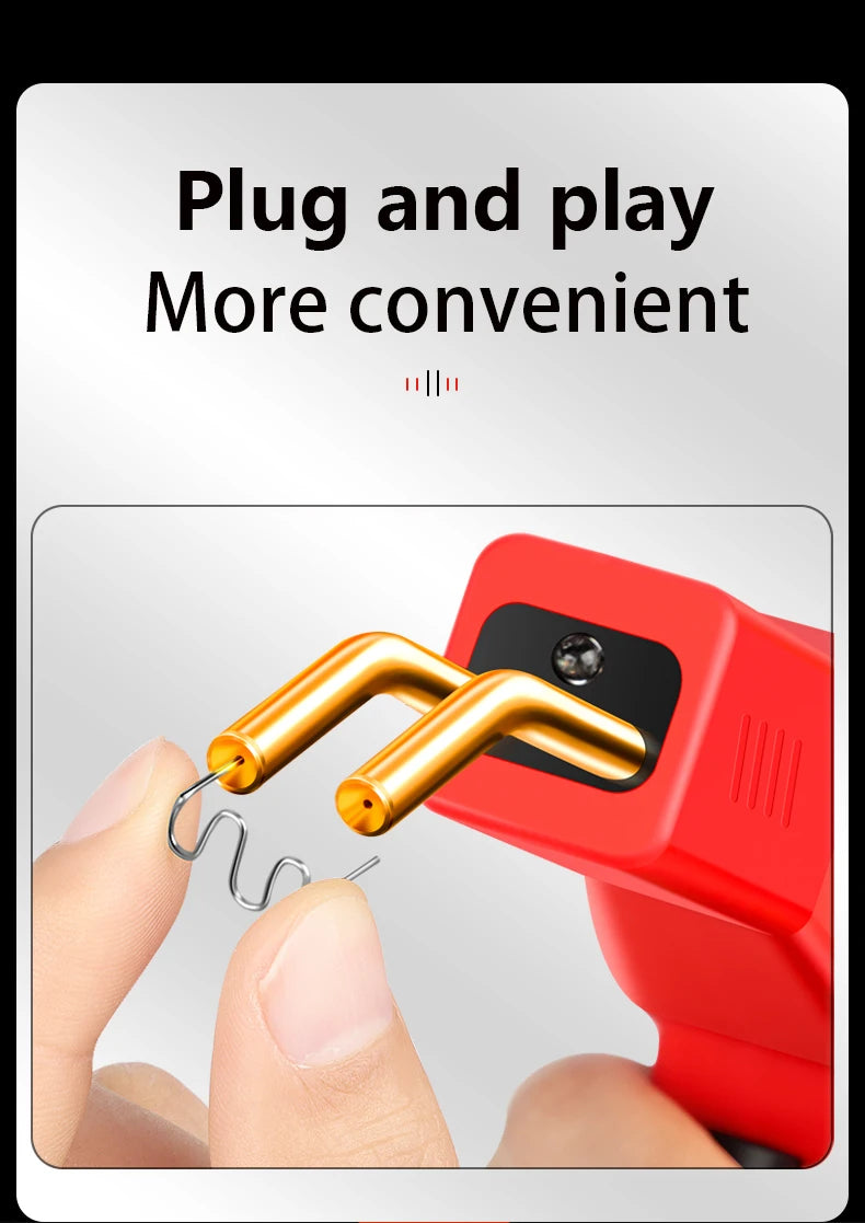 Saldatore a plastica con pistola termica per riparazione paraurti kit torcia