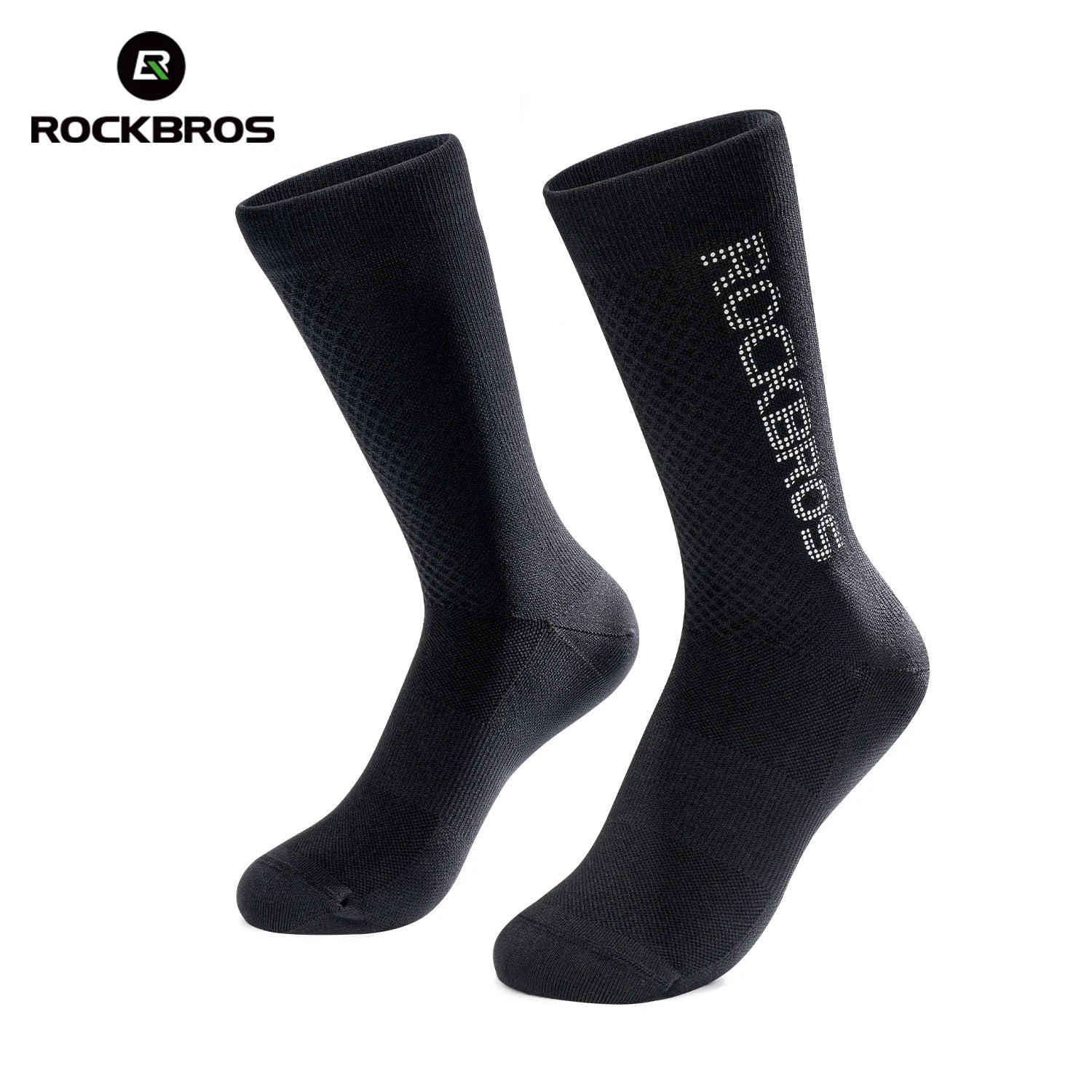 Breathable Cycling Socks with Antibacterial Knit & Reflective Heel