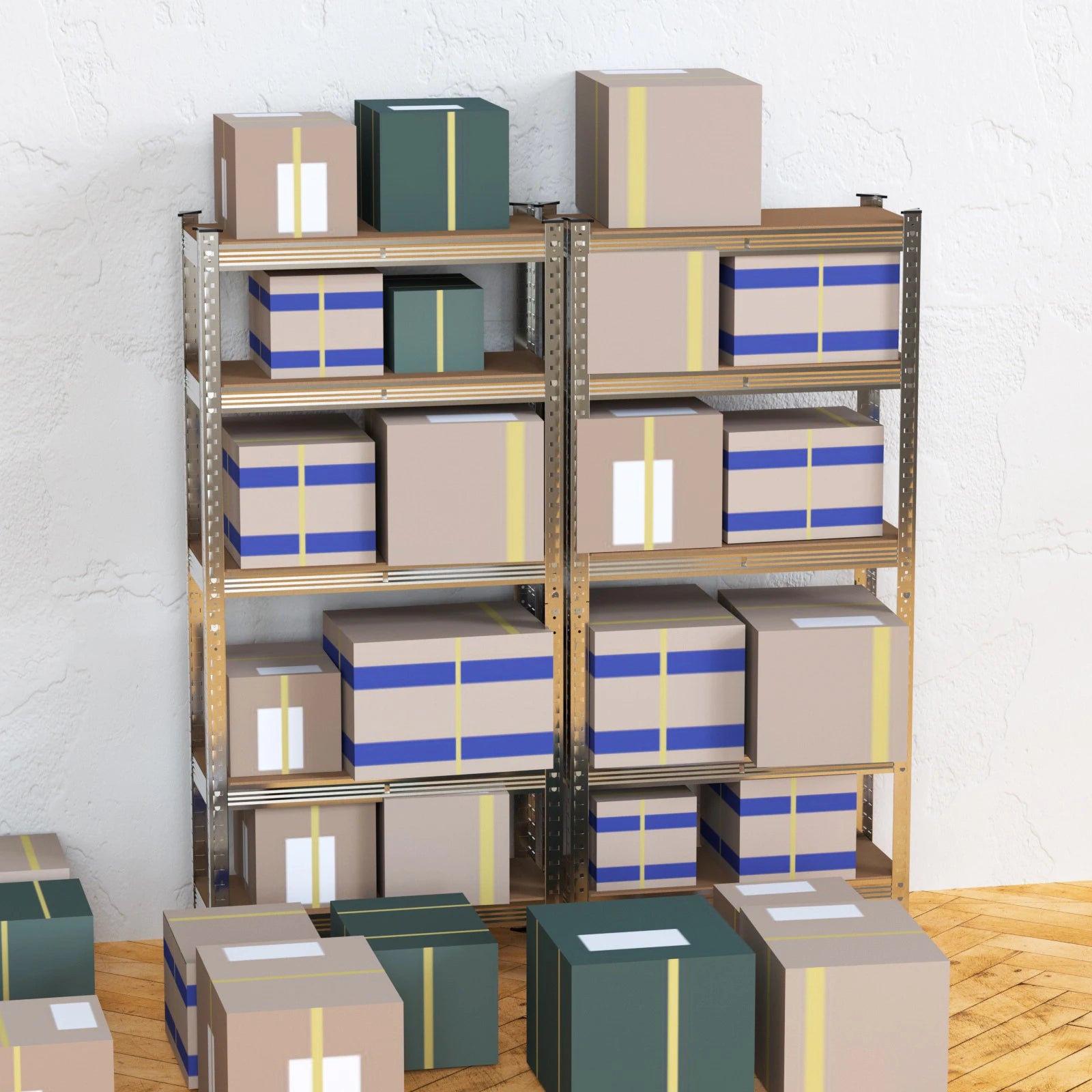 DayPlus 5‑Tier Boltless Garage Shelving Unit