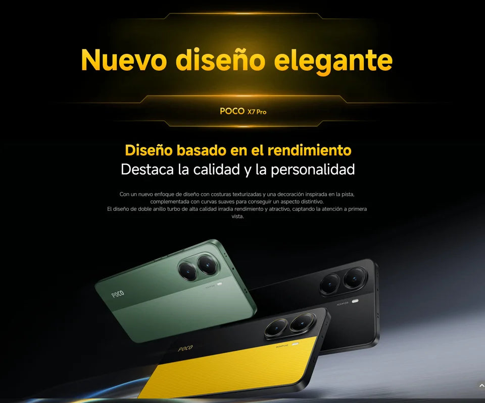 POCO X7 Pro 5G NFC Smartphone con display AMOLED 1.5K