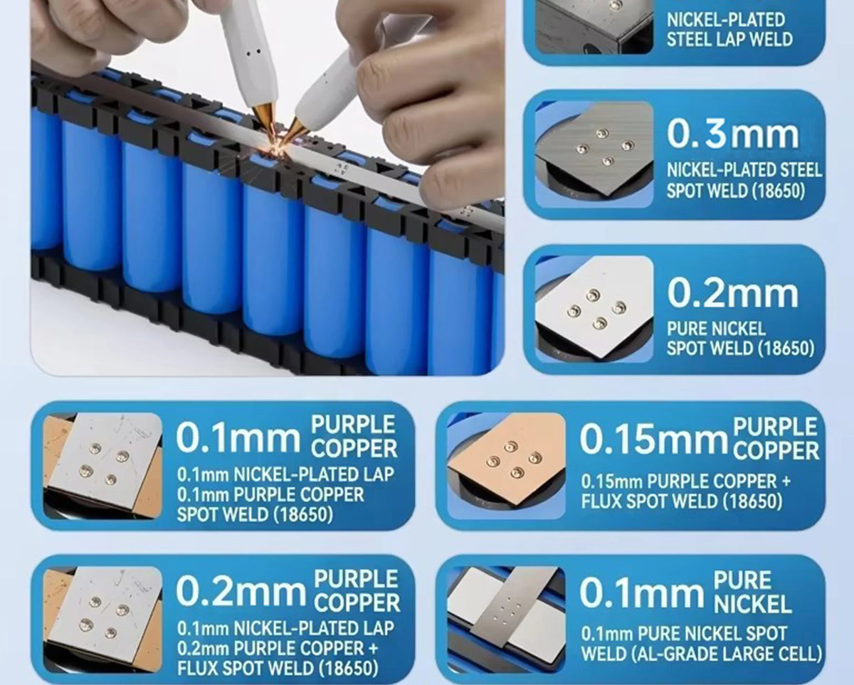 Soudeuse par points pour batterie à commande par pédale UK1