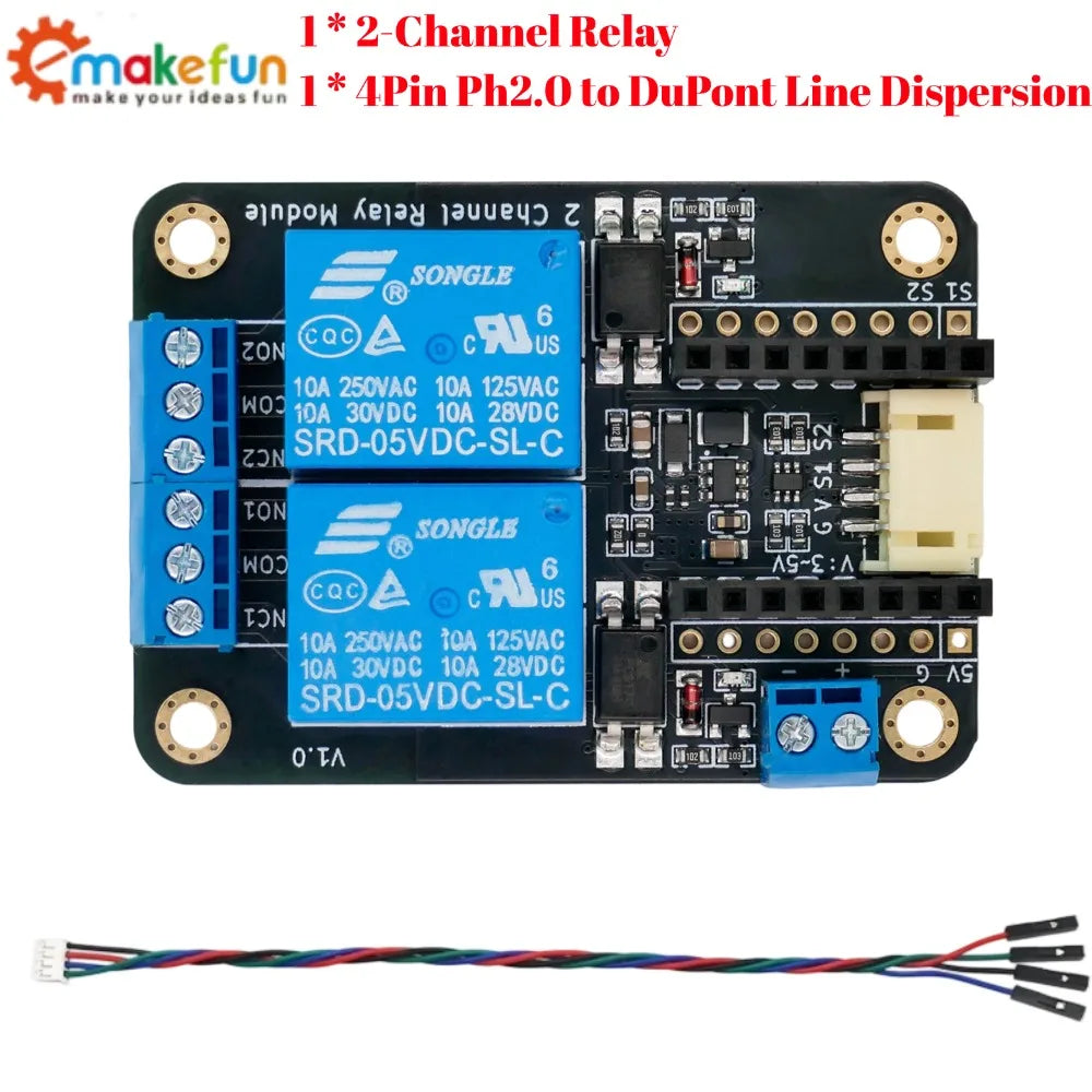 Two-Channel Opto-Isolated Relay Board