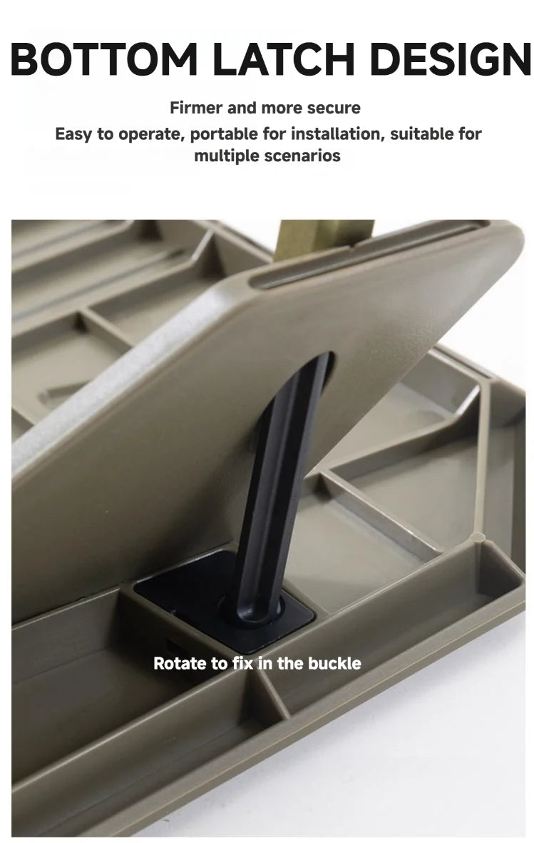 Ultralight Folding Camping Table with Dual Height Settings