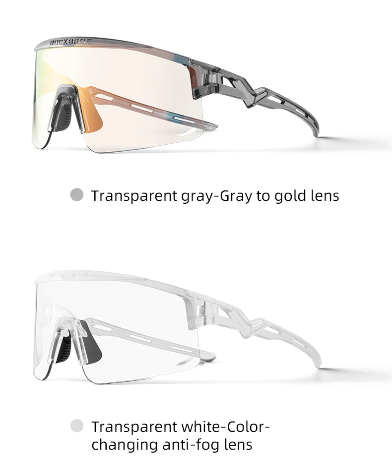 Photochromic Cycling Glasses with Anti-Fog Protection