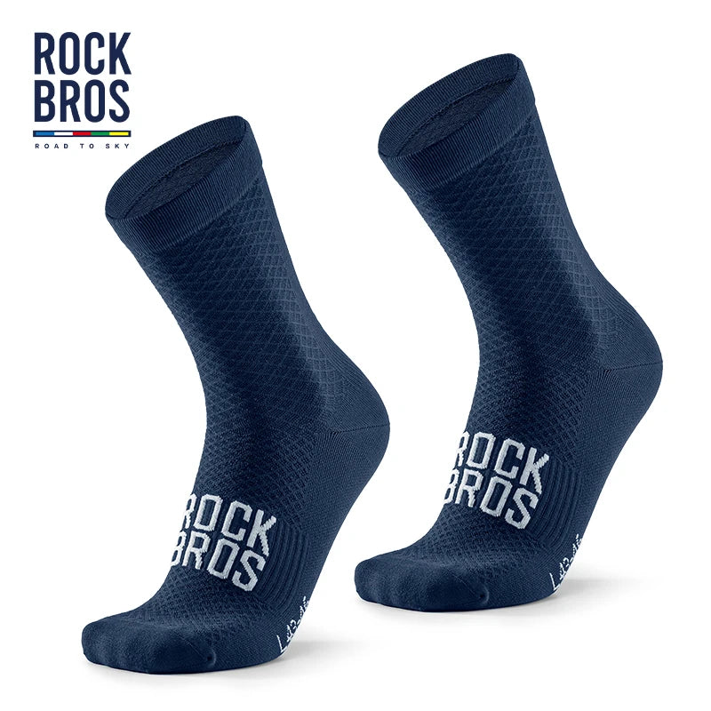 Knee-High Cycling Socks with Sweat-Wicking Comfort